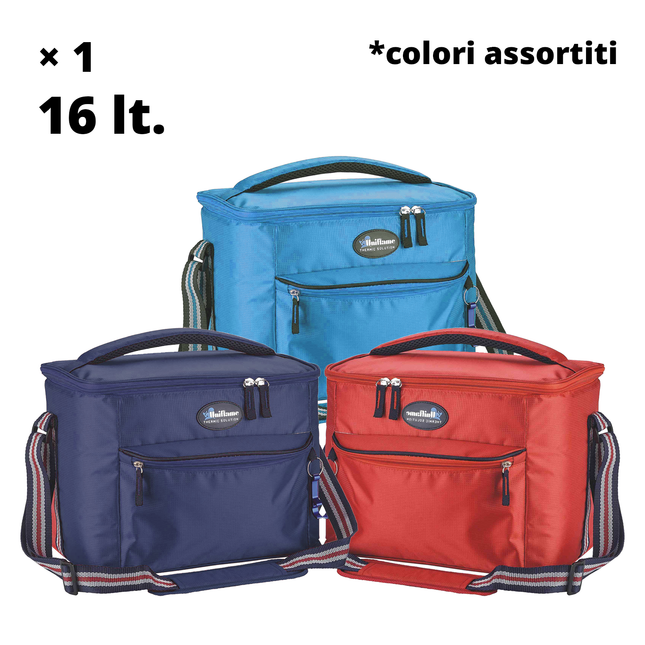 Uniflame Borsa Termica Zaino Frigo Ermetico Da Spiaggia Mare Montagna 9 A 26 Lt. Grande 16 lt. Uniflame