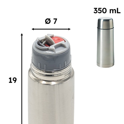 Ilsa Bottiglia Termica Ilsa Per Bevande Caffè Con Tazza Thermos Acciaio Inox 18/10
