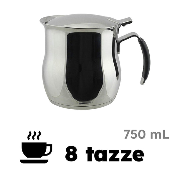 Ilsa Bricco A Servire Omnia Ilsa In Acciaio Inox Resistente Al Calore Facile Pulizia 8 Tazze Ilsa