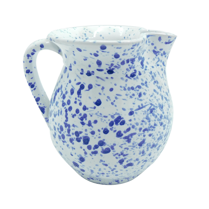 Benegiamo Brocca Panciuta Caraffa In Ceramica Chiazzata Per Bibite Da 0,25 / 0,50 / 1 Lt