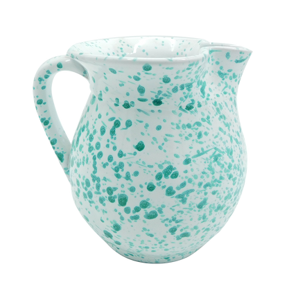Benegiamo Brocca Panciuta Caraffa In Ceramica Chiazzata Per Bibite Da 0,25 / 0,50 / 1 Lt