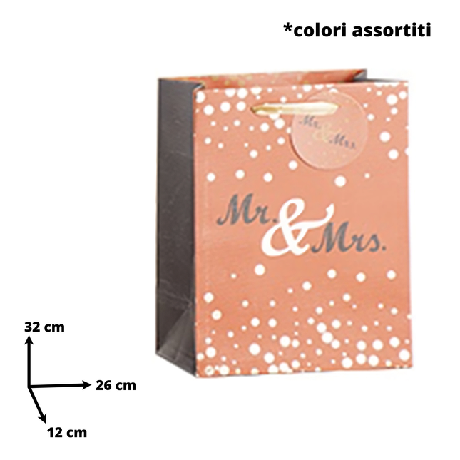 Ad Trend Busta Carta Regalo Grande Mr & Mrs: Celebra L'Amore Con Stile!