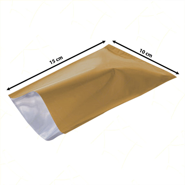 Italpak Buste Metallizzate Sacchetti 50Pz Per Regali Bomboniere Oro (10×15 cm) Italpak