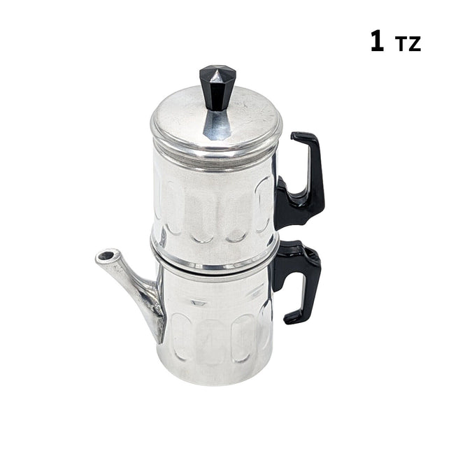 Ilsa Caffettiera Napoletana Diamante Ilsa In Alluminio Caffè Espresso Con 2 Manici 1 tazza Ilsa