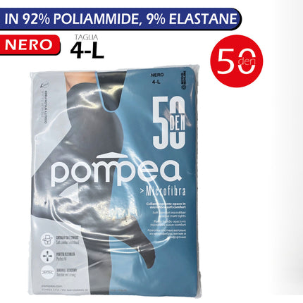 Pompea Collant 50 Denari in Microfibra Comfort Resistenza