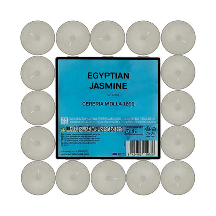 Candele Tea Light Profumate Set da 25/50/75 Pezzi, Atmosfera Elegante Rilassante