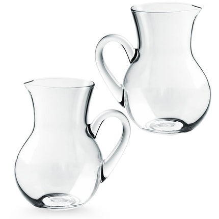 Cegeco & Alar Caraffa Vetro 500 Ml Ø13X14H Cm Elegante Per Acqua Succhi Tè Freddo Vino Infusi