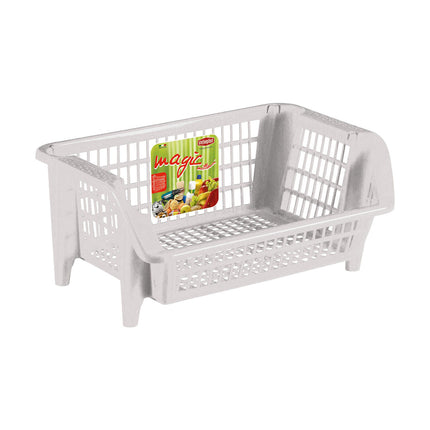 Cestelli Impilabili Da Cucina Magic Cestini Bagno Portaoggetti Multiuso Grandi