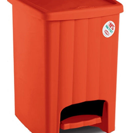 Cestino Piccolo Con Pedale Per Scrivania Bagno Cucina Camera Da Letto 20 L Rosso Stefanplast