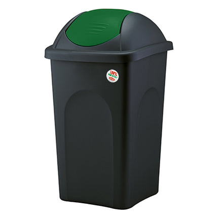 Cestino Raccolta Differenziata Pattumiera Basculante Secchio Spazzatura 30/60 L Verde Stefanplast