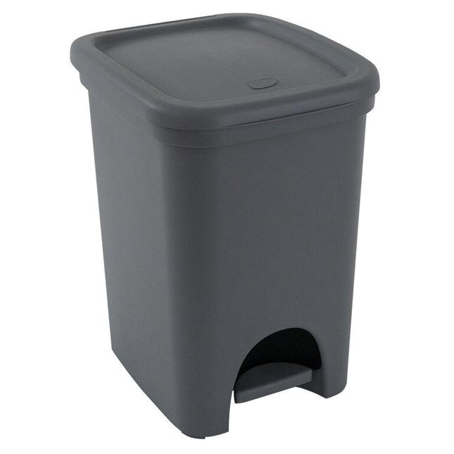 Belli & Forti Cestino Da Scrivania 18L Pattumiera A Pedale Grande Colorato Spazzatura Cucina GRIGIO Belli & Forti