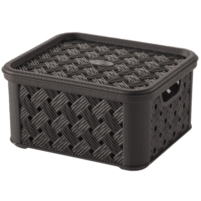 Tontarelli Scatola Arianna Contenitori In Diverse Misure Lt.1,4 - Lt.4 - Lt.13 Wenge 1.4 L Tontarelli