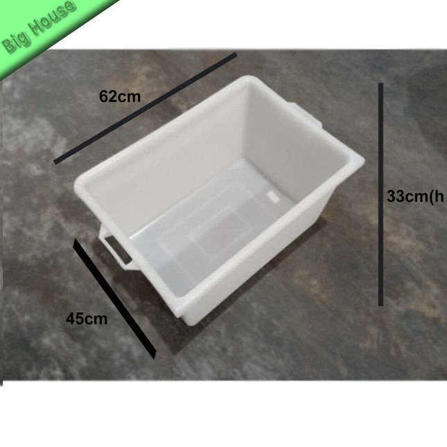 Contenitore Plastica Per Alimenti 75L 62X45X33 Cm Salvaspazio Trasparente Grande Contenitore Stefanplast