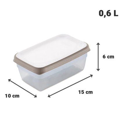 Contenitori Frigo Ermetici Per Alimenti Frigorifero Congelatore Micronde Grande