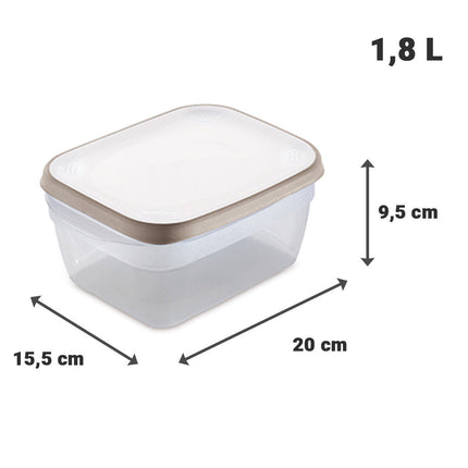 Contenitori Frigo Ermetici Per Alimenti Frigorifero Congelatore Micronde Grande