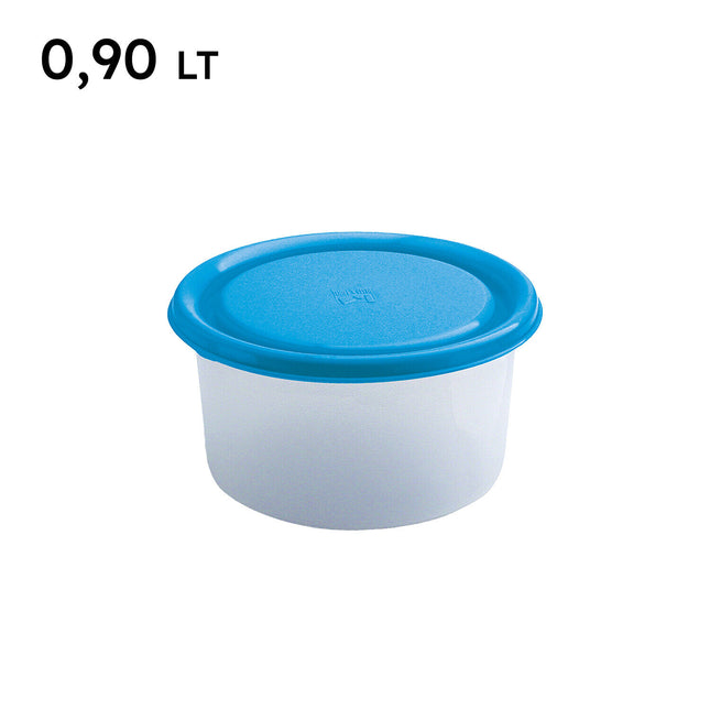 Belli & Forti Contenitori In Plastica Ermetico Per Frigorifero Microonde Rotondo 0,9/1,8/2,5 L 0,90 L Belli & Forti