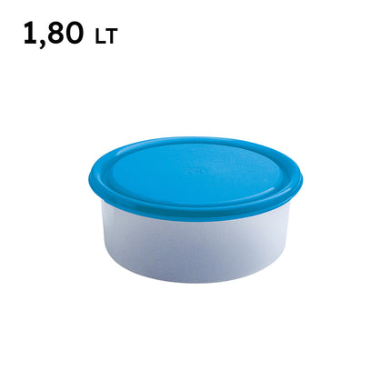 Belli & Forti Contenitori In Plastica Ermetico Per Frigorifero Microonde Rotondo 0,9/1,8/2,5 L