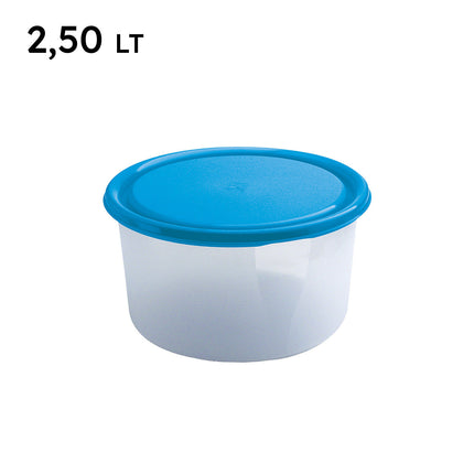Belli & Forti Contenitori In Plastica Ermetico Per Frigorifero Microonde Rotondo 0,9/1,8/2,5 L