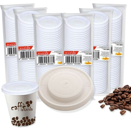 Coperchio 5Cm Bio Per Bicchierini Caffè 75Ml Tappo In Cellulosa Biodegradabile