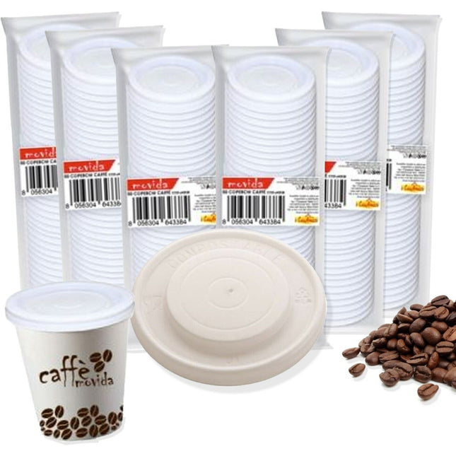 Coperchio 5Cm Bio Per Bicchierini Caffè 75Ml Tappo In Cellulosa Biodegradabile 6 Confezioni I CasaAmici