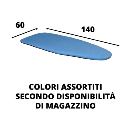 Copriasse Tavolo Da Stiro Mollettone Resistente Tessuto Felpato Morbido Colorato