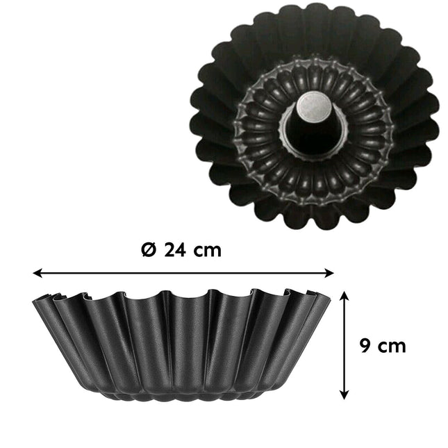 Forma Budino Vespa Con Tubo Antiaderente Resistente Per Budini Dolci Torte Ø 24 cm Vespa