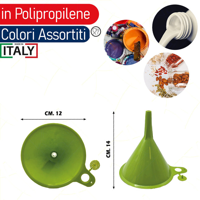 Bronzo Imbuto In Plastica Per Travaso Liquidi: Colori Assortiti, Varie Misure (12/14/16Cm) 12cm Bronzo