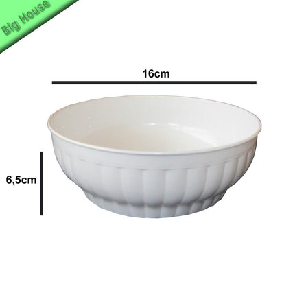 Insalatiera Da Cucina Alimenti Cibo Stefanplast Bianco Grande Misure Assortite