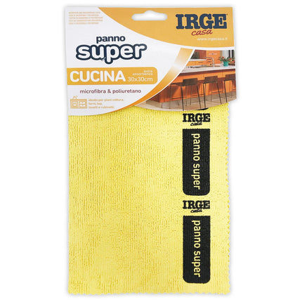 Irge Panno Super 30X30Cm Microfibra Bagno Cucina Inox Vetri Cucina Irge