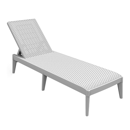 Lettino da Giardino Prendisole Sdraio Schienale Reclinabile Piscina 186×60×29 cm