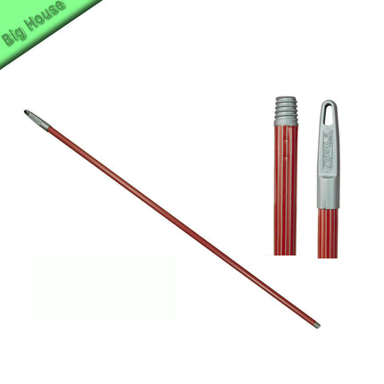 Manico Metallo Scopa Rastrello Verniciato Bicolore Giardino Resistente Stecca