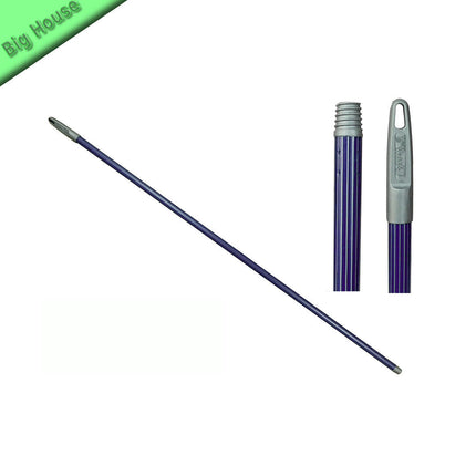 Manico Metallo Scopa Rastrello Verniciato Bicolore Giardino Resistente Stecca