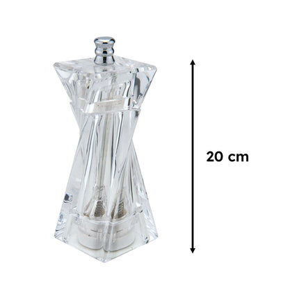 Ilsa Macinapepe Ilsa Trasparente Vogue Con Macina In Ceramica Macinasale Resistente 20h cm Ilsa