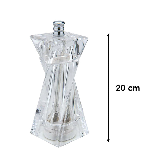 Ilsa Macinapepe Ilsa Trasparente Vogue Con Macina In Ceramica Macinasale Resistente 20h cm Ilsa
