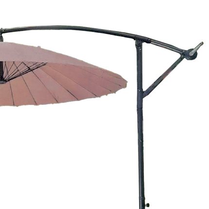 General Trade Ombrellone Da Giardino Con Braccio Palo Decentrato Stabile Base Croce X 2,7×2,7M