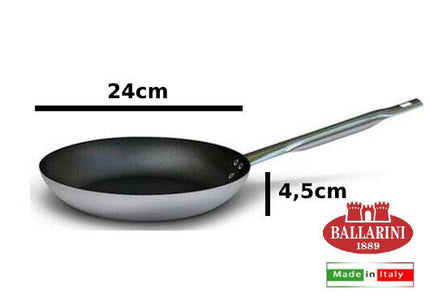 Padella Bassa Svasata Ballarini Alluminio per cucina Professionale Antiaderente