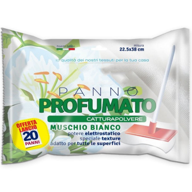 Irge Panno Catturapolvere Profumato Per Ogni Superficie Muschio bianco Irge