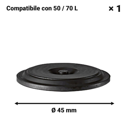 Pattumiera Bidone Spazzatura Cestino Per I Rifiuti Secchi Raccolta Differenziata Coperchio per 50 70 L Stefanplast
