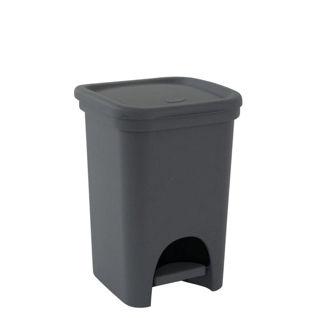 Belli & Forti Pattumiera Con Pedale Colors Line 6L Contenitore Cestino Piccolo 28,5X21,5X20 Cm GRIGIO Belli & Forti