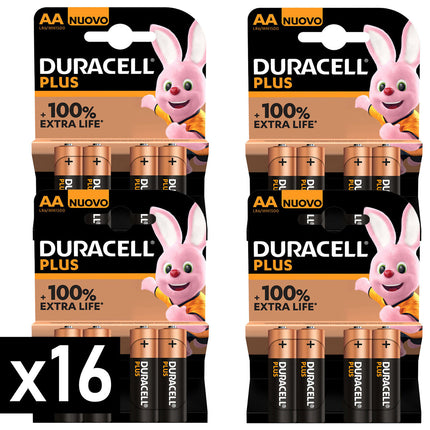 Duracell Pile Stilo Aa Plus Lr6 Mn1500 +100% Extra Life