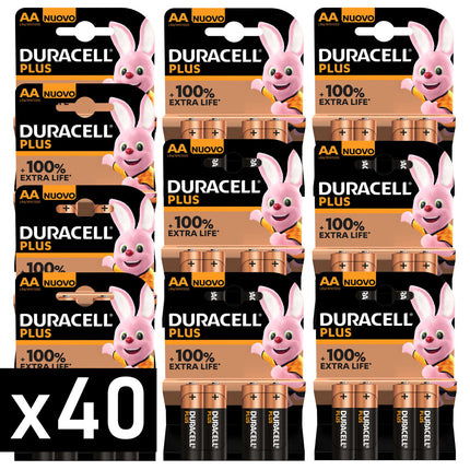 Duracell Pile Stilo Aa Plus Lr6 Mn1500 +100% Extra Life