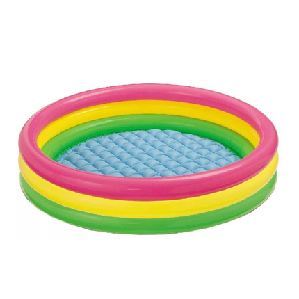 Piscina Gonfiabile Colorata per Bambini Grande Rotonda Giardino Terrazza Cortile
