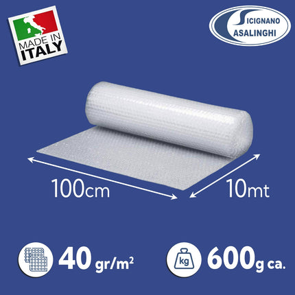 Tecnopack Pluriball Bobina Rotolo Diverse Dimensioni Imballaggio Spedizioni Traslochi 10mt x 100cm Tecnopack