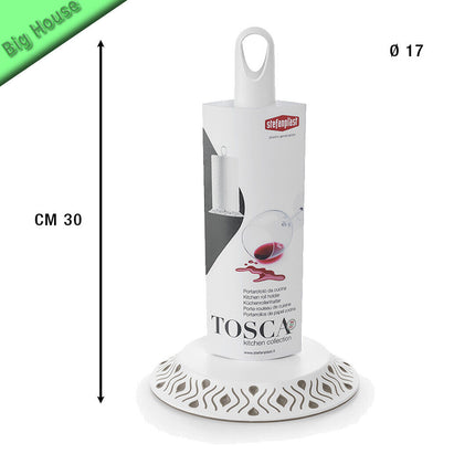 Portarotolo Da Cucina In Plastica Per Panno Carta Scottex Supporto Reggicarta