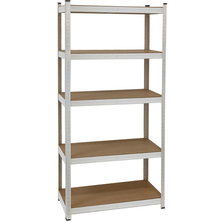Scaffale Metallo Libreria Scaffali Metallici 5 Ripiani Legno Mdf 90X40X180H Cm