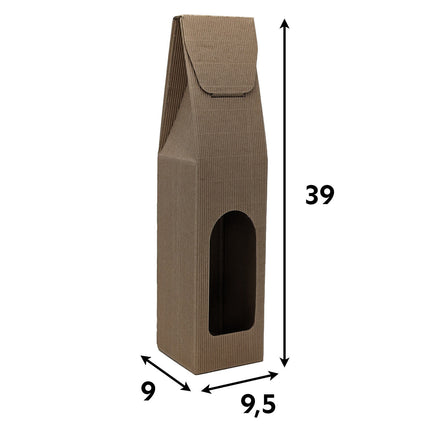 Scatola Portabottiglie Busta Regalo Vino Rosso Bianco Prosecco Champagne Cartone