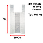 30 × 60h cm (conf. 12 rotoli)
