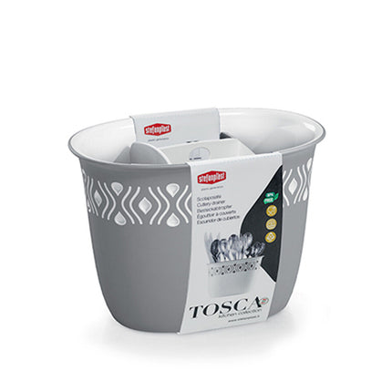 Scolaposate Grande Da Cucina Tosca Portaposate Scola Acqua Posate 4 Separatori