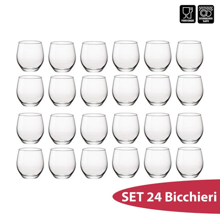 Set 12/24 Bicchieri Milano Dof 380Ml - Eleganti E Versatili Per Ogni Occasione