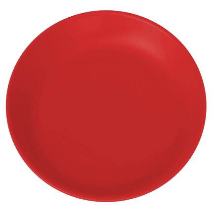 Set 6 Piatti Fondi Colorati Grandi Ø 18 cm Plastica Dura Riutilizzabili 500 Usi